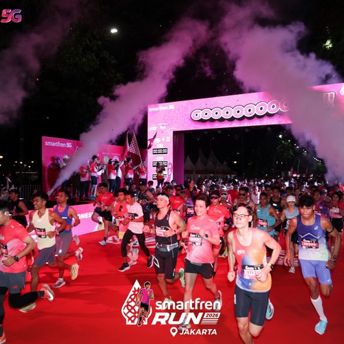 Race photo from SMARTFREN RUN 2026
