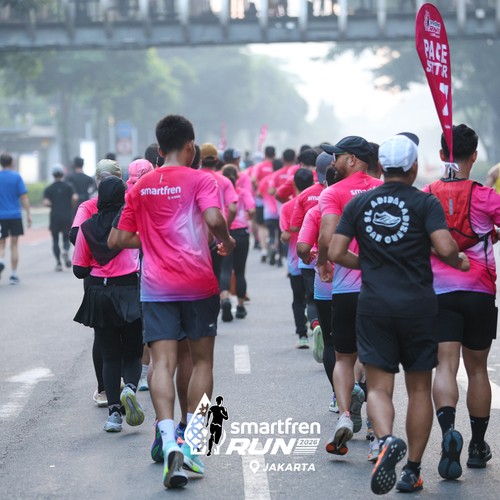 Race photo from SMARTFREN RUN 2026 VIBES