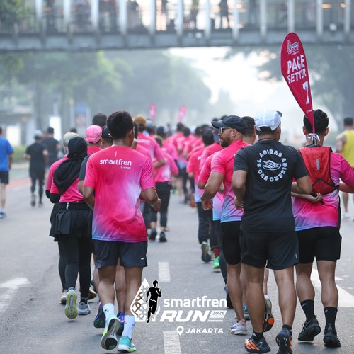 Race photo from SMARTFREN RUN 2026 VIBES
