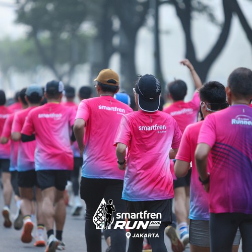 Race photo from SMARTFREN RUN 2026 VIBES