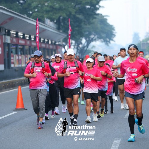 Race photo from SMARTFREN RUN 2026 VIBES