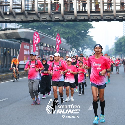Race photo from SMARTFREN RUN 2026 VIBES