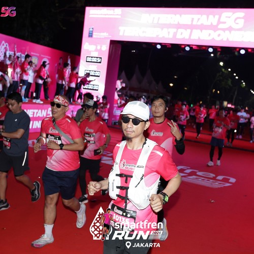 Race photo from SMARTFREN RUN 2026