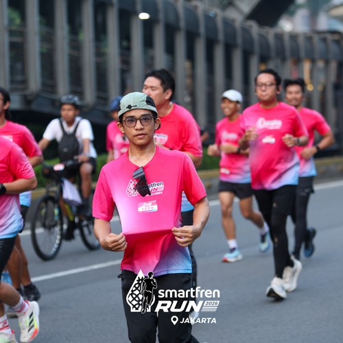 Race photo from SMARTFREN RUN 2026 VIBES