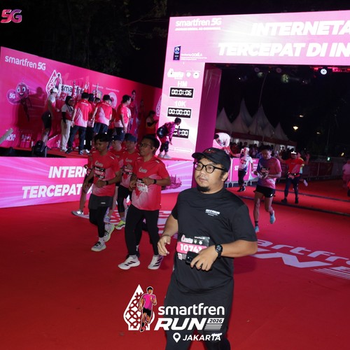 Race photo from SMARTFREN RUN 2026