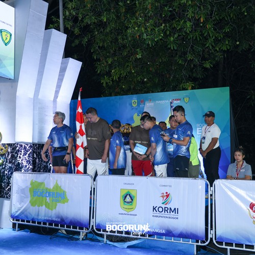 Race photo from BOGORUN 2026