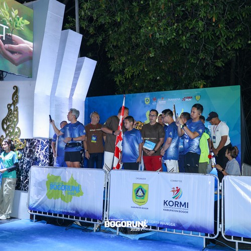 Race photo from BOGORUN 2026