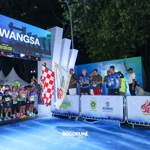 Race photo from BOGORUN 2026