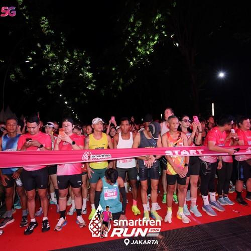 Race photo from SMARTFREN RUN 2026