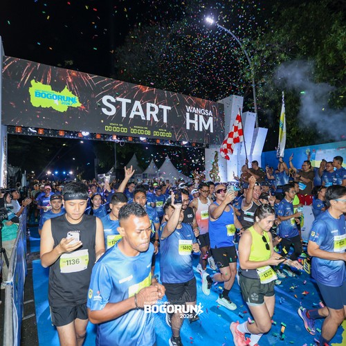 Race photo from BOGORUN 2026