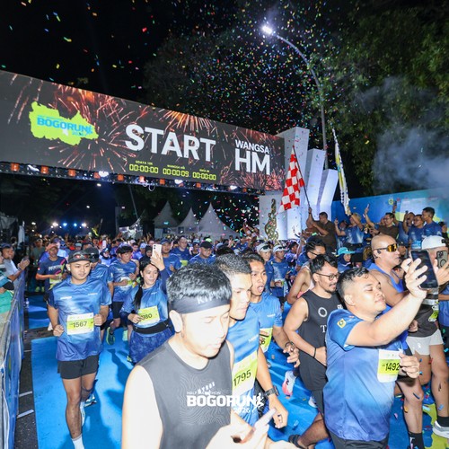 Race photo from BOGORUN 2026