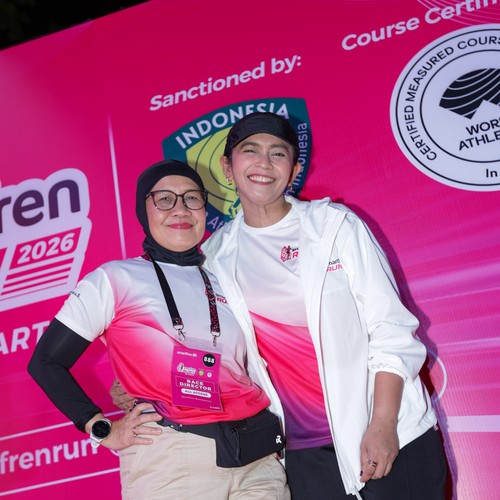 Race photo from SMARTFREN RUN 2026