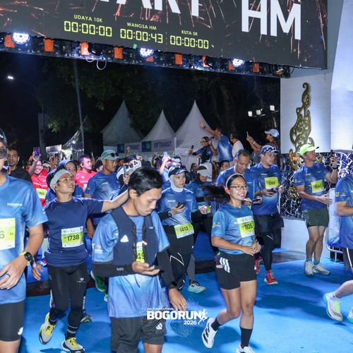 Race photo from BOGORUN 2026