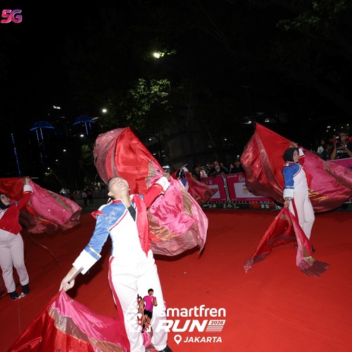Race photo from SMARTFREN RUN 2026