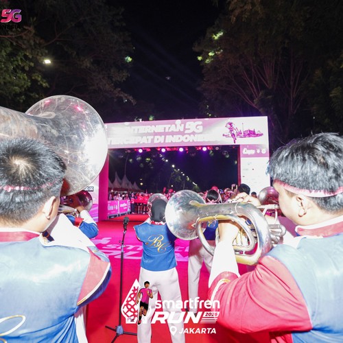 Race photo from SMARTFREN RUN 2026