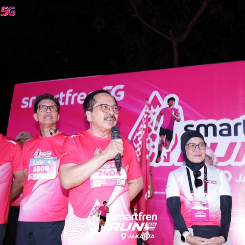 Race photo from SMARTFREN RUN 2026