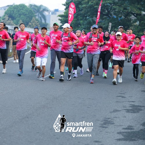 Race photo from SMARTFREN RUN 2026 VIBES