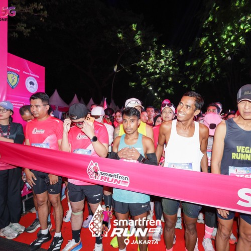 Race photo from SMARTFREN RUN 2026