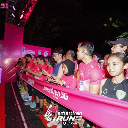 Race photo from SMARTFREN RUN 2026