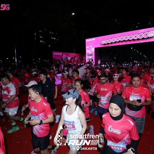 Race photo from SMARTFREN RUN 2026