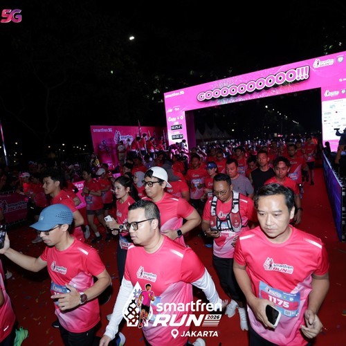Race photo from SMARTFREN RUN 2026
