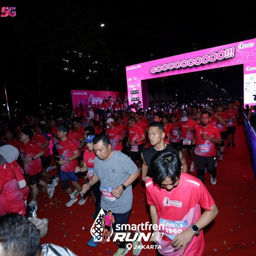 Race photo from SMARTFREN RUN 2026