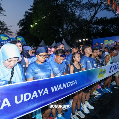 Race photo from BOGORUN 2026
