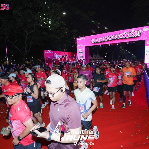 Race photo from SMARTFREN RUN 2026