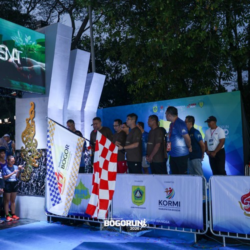 Race photo from BOGORUN 2026