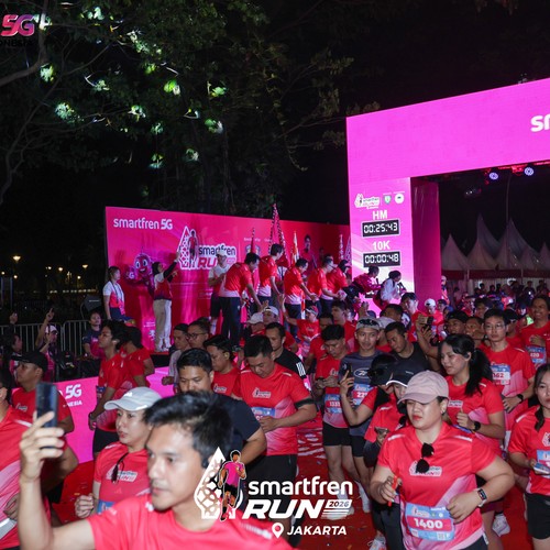 Race photo from SMARTFREN RUN 2026