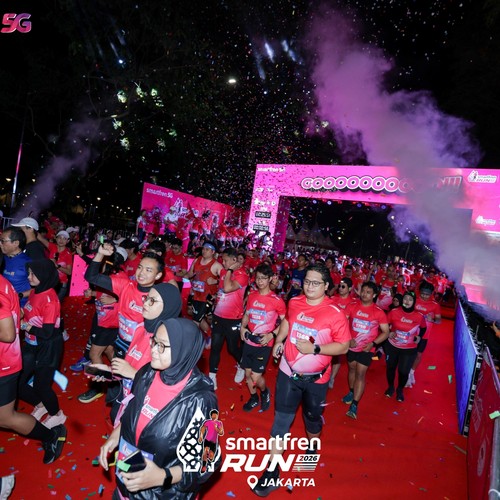 Race photo from SMARTFREN RUN 2026