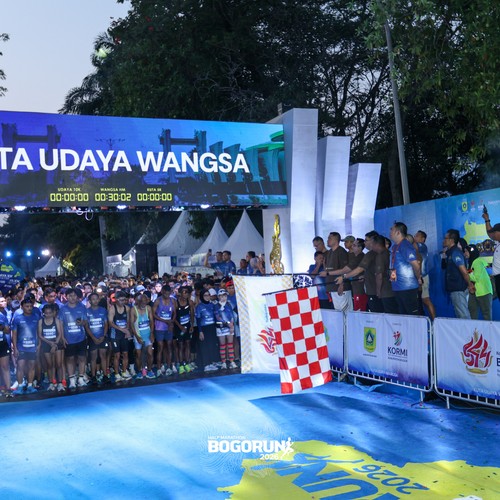 Race photo from BOGORUN 2026