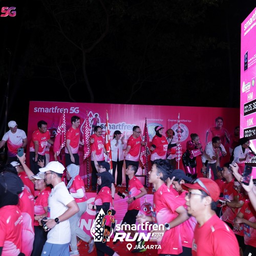 Race photo from SMARTFREN RUN 2026