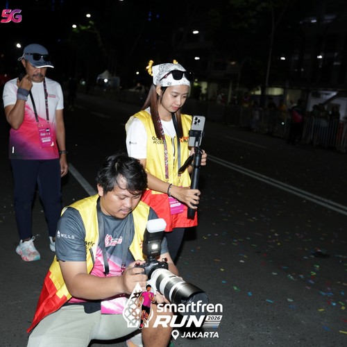 Race photo from SMARTFREN RUN 2026