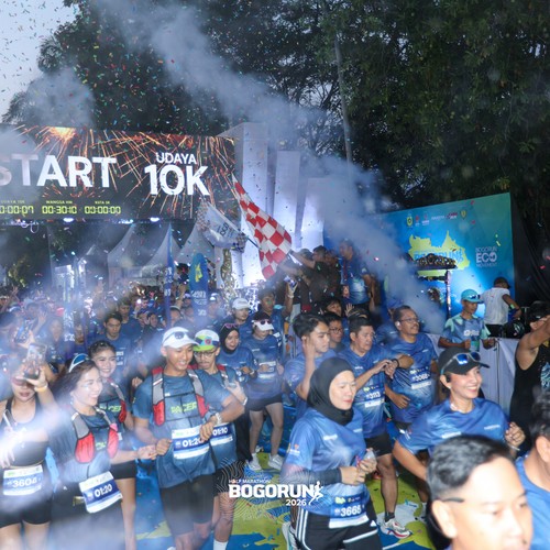 Race photo from BOGORUN 2026