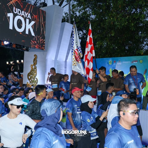 Race photo from BOGORUN 2026