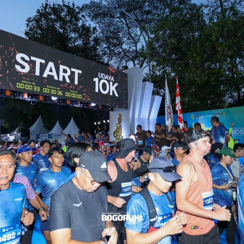 Race photo from BOGORUN 2026