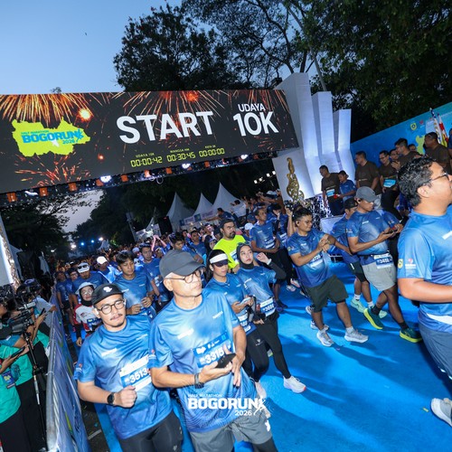 Race photo from BOGORUN 2026