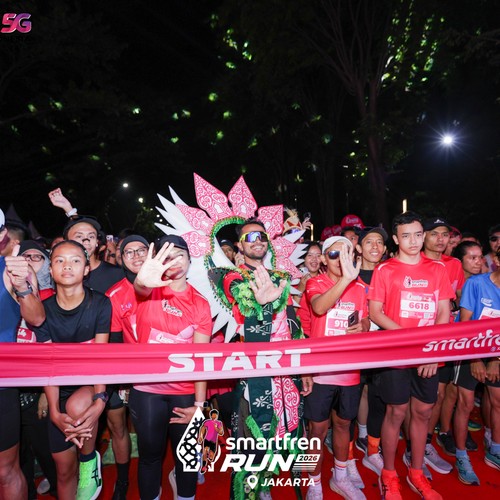 Race photo from SMARTFREN RUN 2026