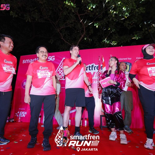 Race photo from SMARTFREN RUN 2026