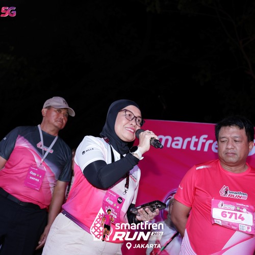 Race photo from SMARTFREN RUN 2026