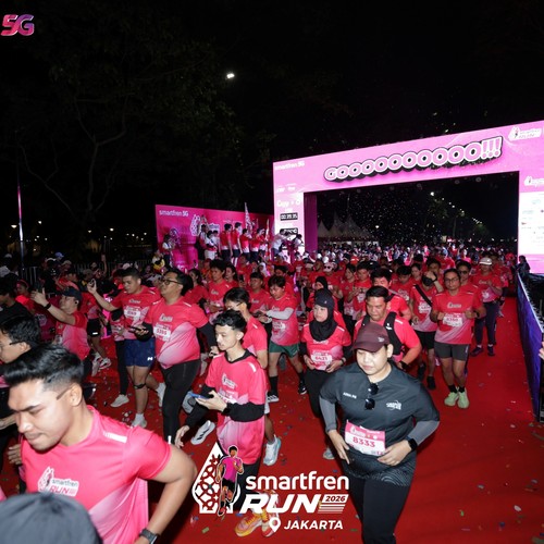 Race photo from SMARTFREN RUN 2026