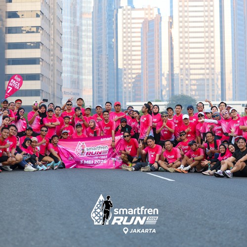 Race photo from SMARTFREN RUN 2026 VIBES