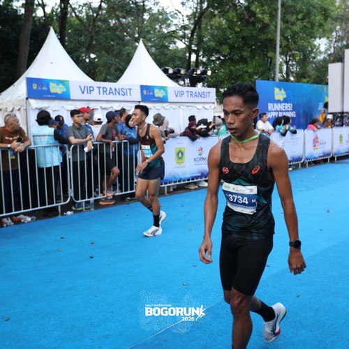Race photo from BOGORUN 2026