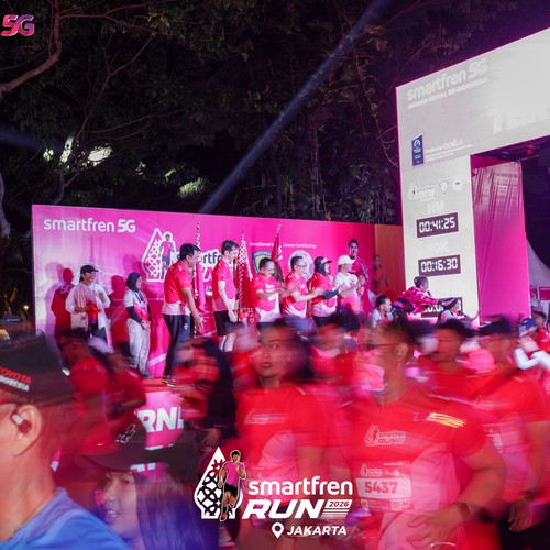 Race photo from SMARTFREN RUN 2026