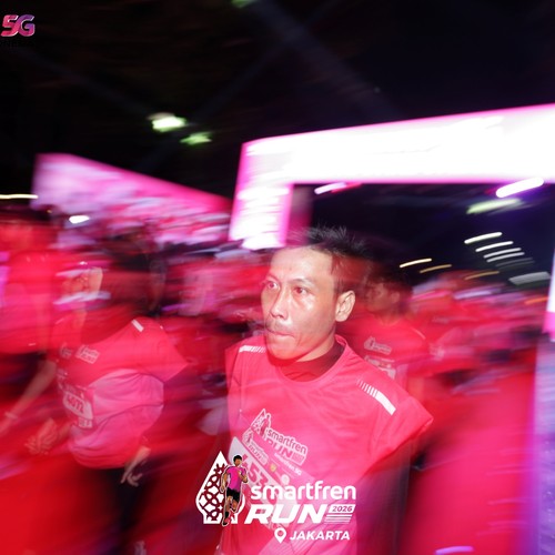 Race photo from SMARTFREN RUN 2026