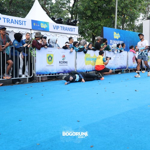 Race photo from BOGORUN 2026