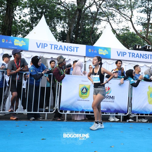 Race photo from BOGORUN 2026