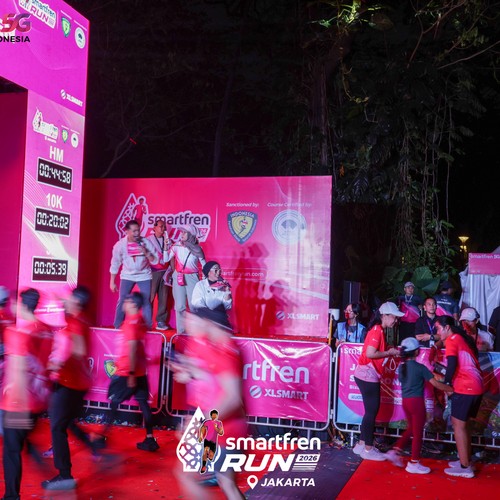 Race photo from SMARTFREN RUN 2026