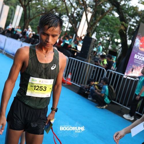 Race photo from BOGORUN 2026